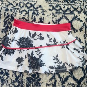Black and White tennis skirt